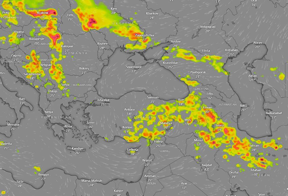 Meteorolojiden bölge ve saat verip uyardı! Fırtına geliyor 3